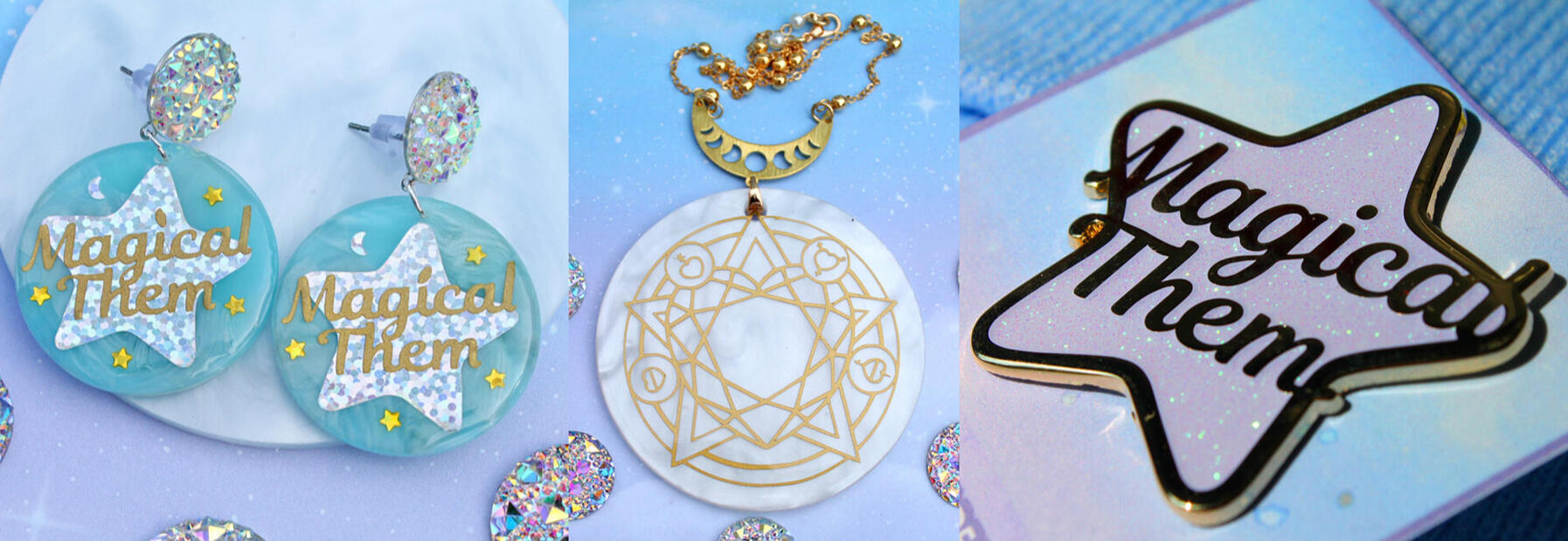 Magical Them Jewelry & Pin
