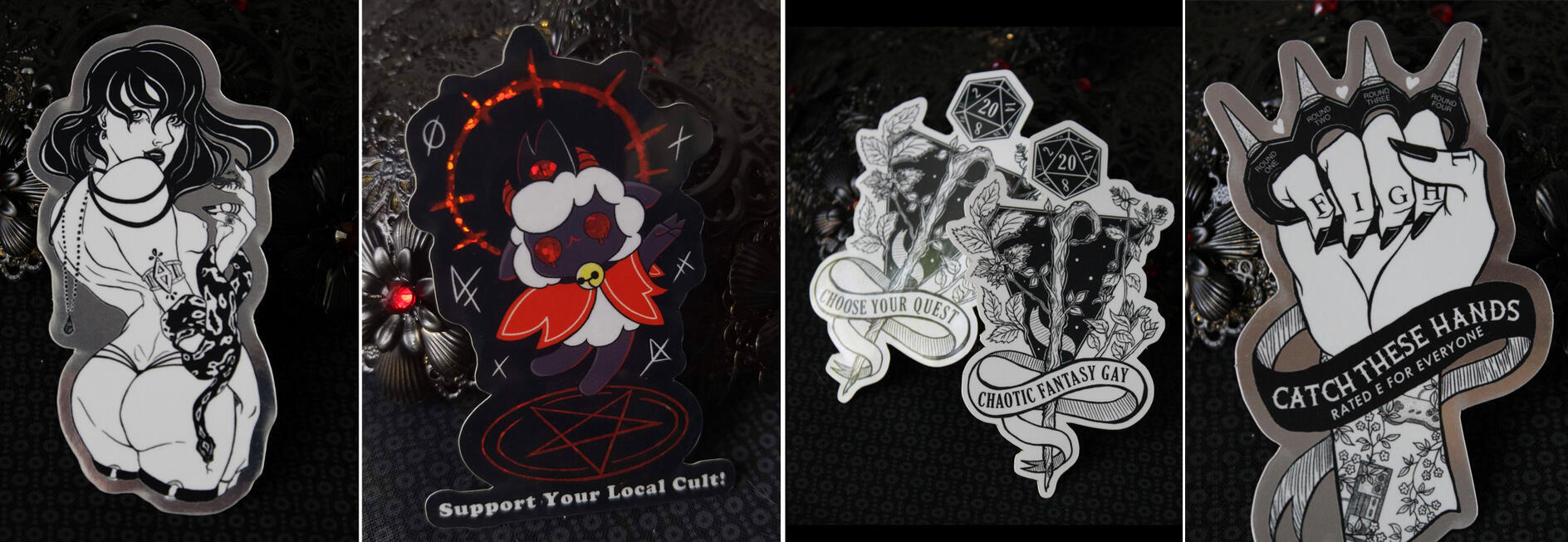 Holo Vinyl Stickers